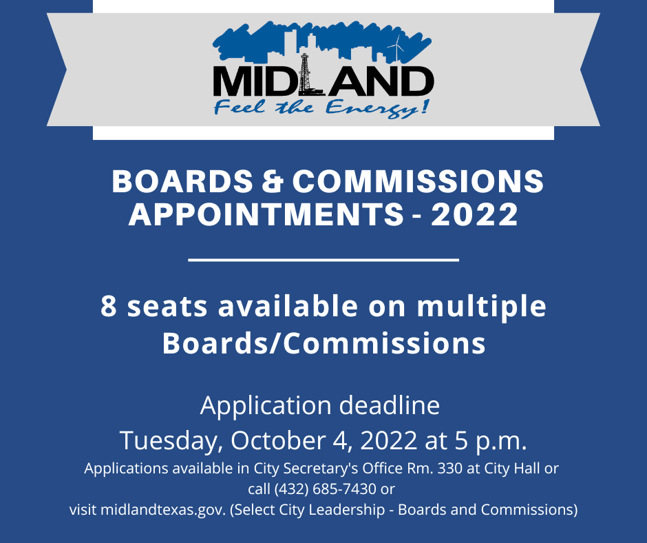 Boards and commissions deadline