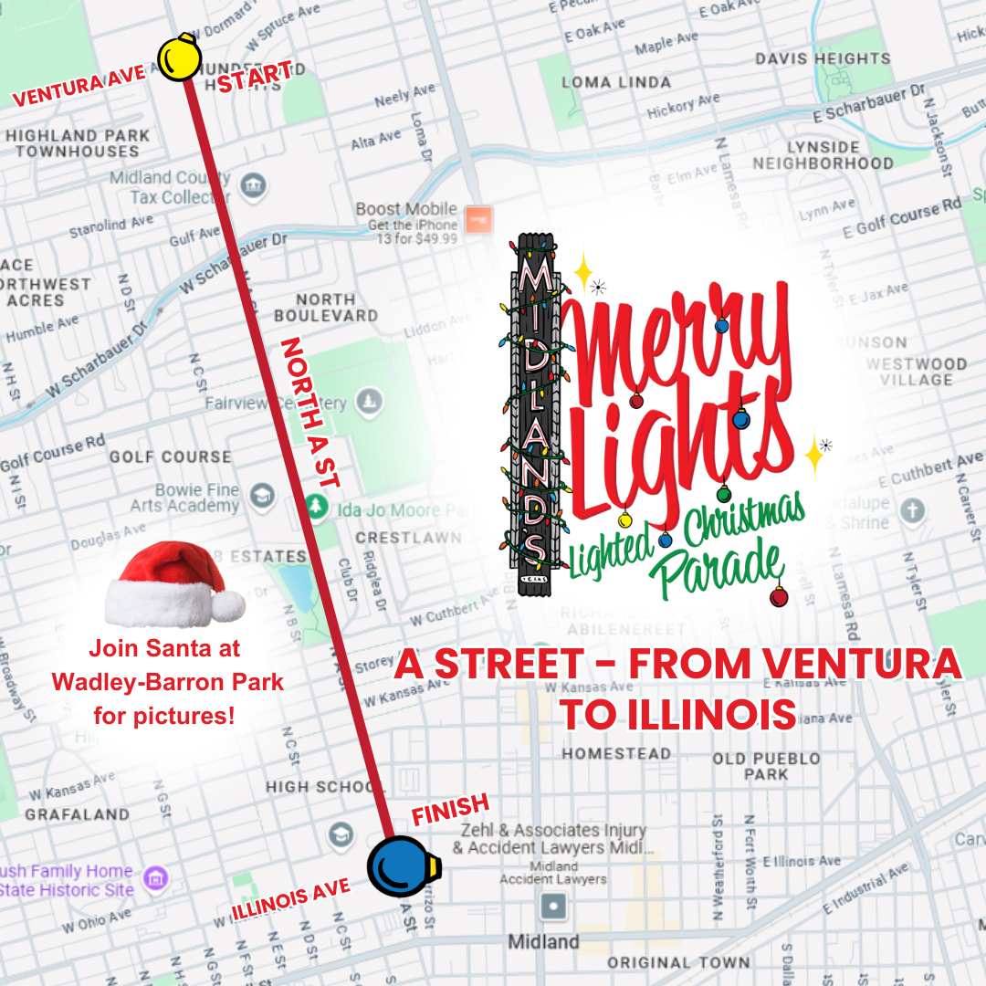 Parade Map for MML Parade