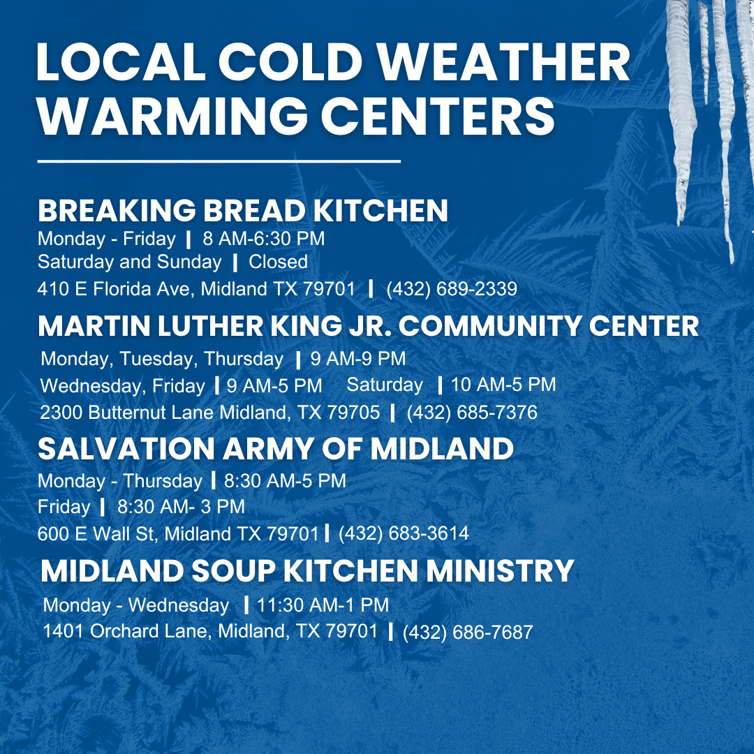 Local Cold Weather Warming Centers FB (Instagram Post)